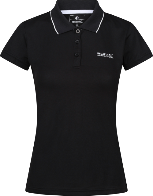 Regatta Maverik V Damen Poloshirt schwarz 36 - Damenshirts, -blusen & -pullover