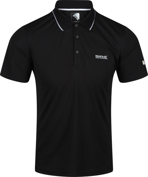 Regatta Maverik V Herren Polohemd schwarz XXL - Herrenshirts, -hemden & -pullover