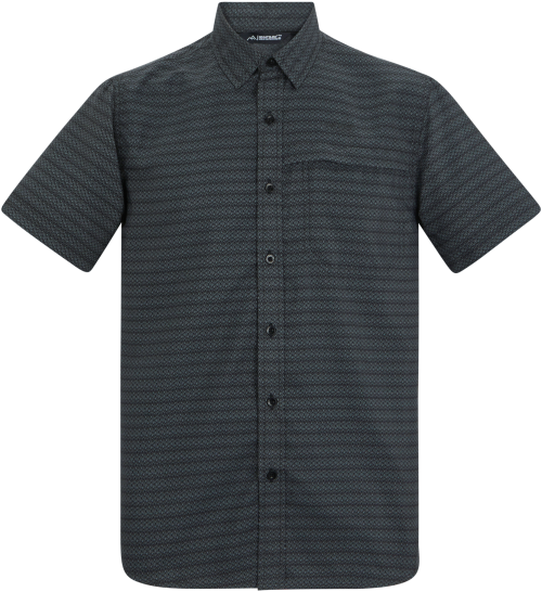 Regatta Mindano Herren Kurzarmhemd dunkelgrau 5XL - Herrenshirts, -hemden & -pullover