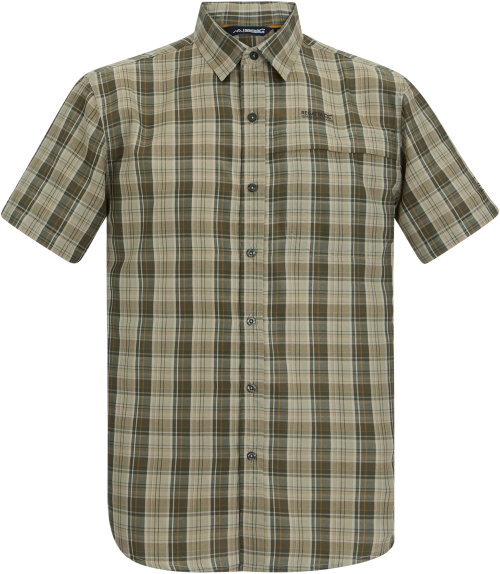 Regatta Mindano Herren Kurzarmhemd dunkelgrün 5XL - Herrenshirts, -hemden & -pullover