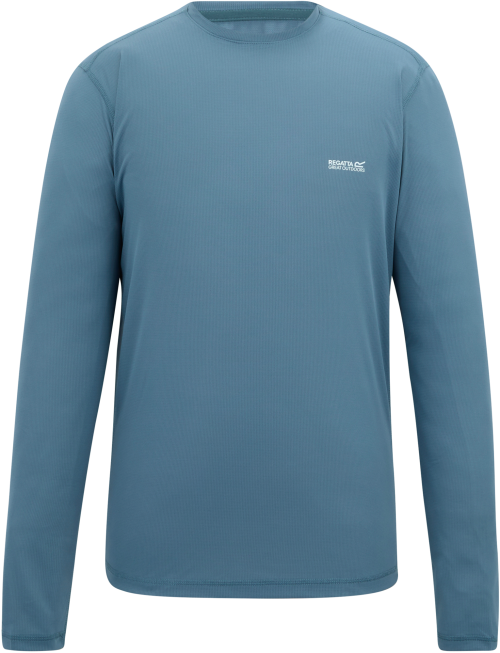 Regatta Mindo Anti Insekt Herren Langarmshirt hellblau L - Herrenshirts, -hemden & -pullover