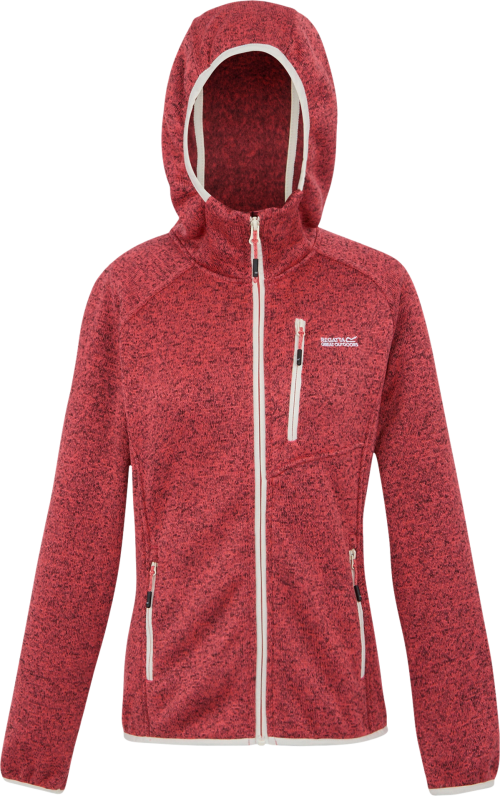 Regatta Newhill II Damen Fleecejacke mit Kapuze rot 40 - Damenjacken
