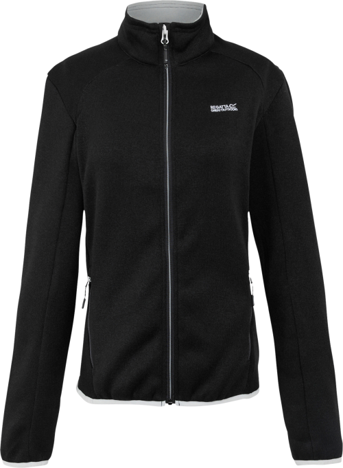 Regatta Newhill II Damen Fleecejacke mit durchgehendem Reißverschluss schwarz 48 - Damenjacken