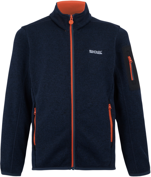Regatta Newhill Kinder Fleecejacke dunkelblau 116 - Kinderjacken