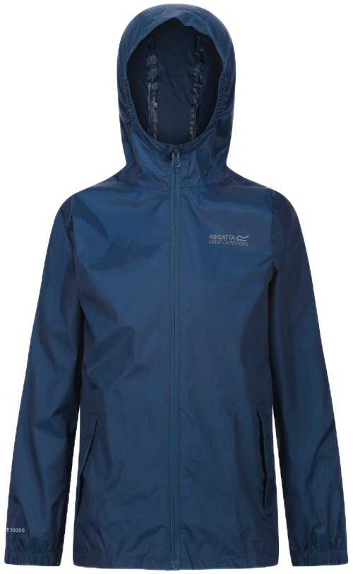 Regatta Pack-It III Kinder Regenjacke dunkelblau 176 - Kinderjacken