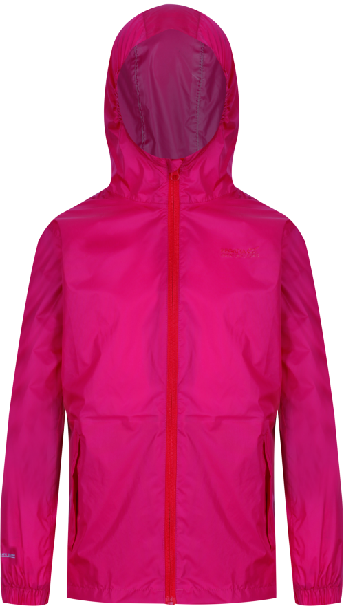 Regatta Pack-It III Kinder Regenjacke pink 104 - Kinderjacken