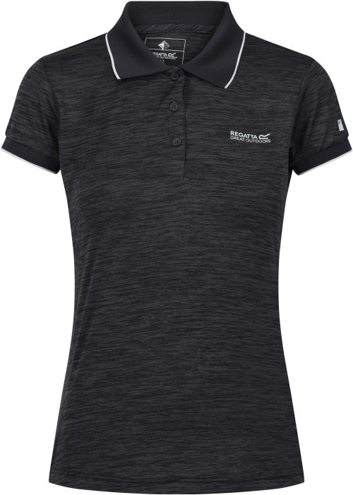 Regatta Remex II Damen Poloshirt schwarz 50 - Damenshirts, -blusen & -pullover