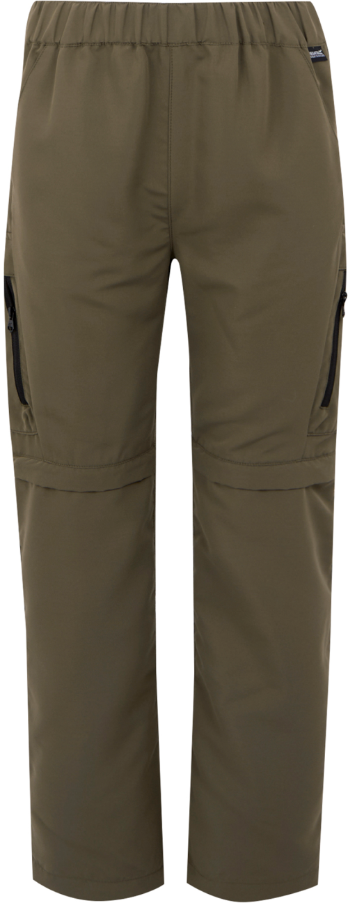 Regatta Sorcer III Zip-Off Kinderhose olive 164 - Kinderhosen