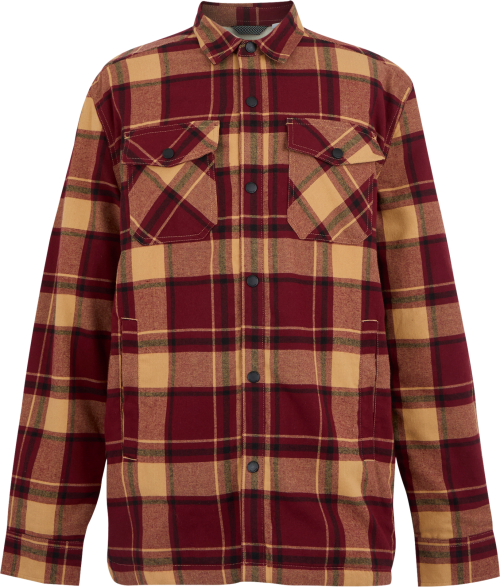 Regatta Spennith Shacket Herrenhemd und Outdoorjacke dunkelrot XXXL - Herrenjacken