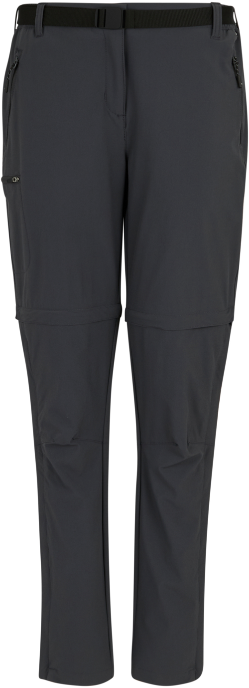 Regatta Xert Damen Zip-Off Stretchhose dunkelgrau 18 - Damenhosen, -röcke & -kleider