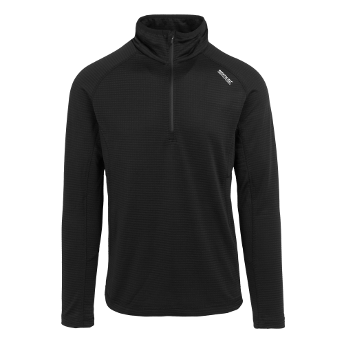 Regatta Yonder II Herren Fleecepullover schwarz L - Herrenjacken