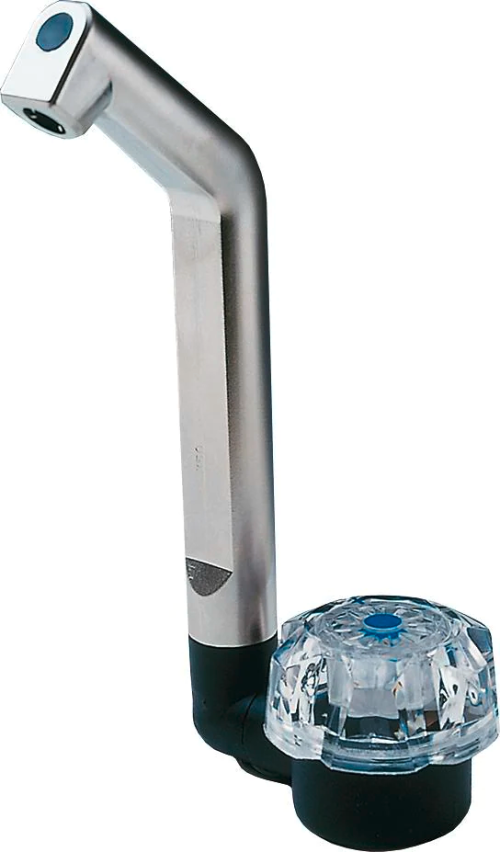 Reich De Luxe Wasserhahn mit Schalter mattnickel  - Einhebelmischer