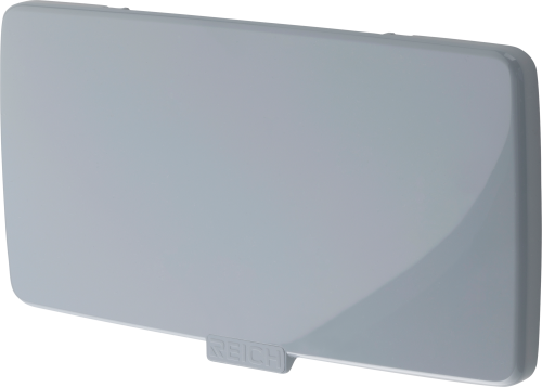 Reich Deckel für Versorgungsklappe mit Verstärkung Doppelt glänzend hellgrau  - Wasseranschlüsse, -steckdosen & Einfüllstutzen