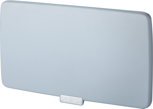 Reich Deckel für Versorgungsklappe mit Verstärkung Doppelt matt hellgrau - Wasseranschlüsse, -steckdosen & Einfüllstutzen