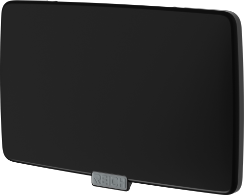 Reich Deckel für Versorgungsklappe mit Verstärkung Doppelt matt schwarz - Wasseranschlüsse, -steckdosen & Einfüllstutzen