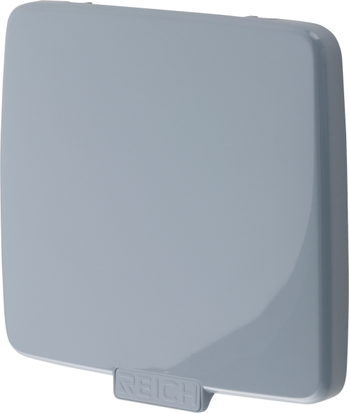 Reich Deckel für Versorgungsklappe mit Verstärkung Einfach glänzend hellgrau - Wasseranschlüsse, -steckdosen & Einfüllstutzen