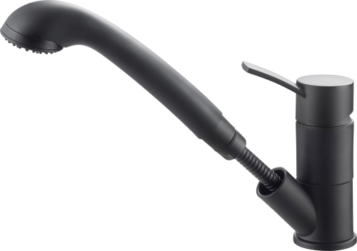 Reich Einhebelmischer Serie Contur E Keramikkartusche mit Handbrause Julia schwarz - Einhebelmischer