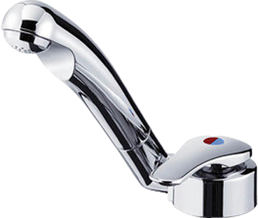 Reich Keramik Twist Einhebelmischer mit Schalter chrom - Einhebelmischer