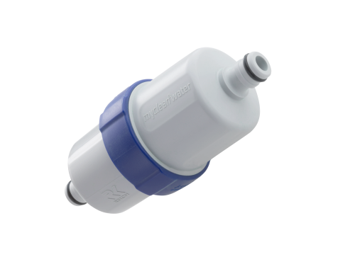 Reich Wasserfilter myclean water zur Wasserentkeimung Anschluss Gardena beidseitig gerade - Trinkwasseraufbereitung