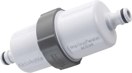 Reich myclean water active Frischwasserfilter mit Aktivkohle für Gardena Anschlüsse - Trinkwasseraufbereitung