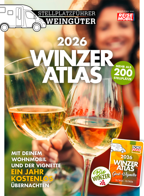 Reisemobil International Winzeratlas & Stellplatzführer Bauernhöfe 2026 - Campingführer von Dolde Medien