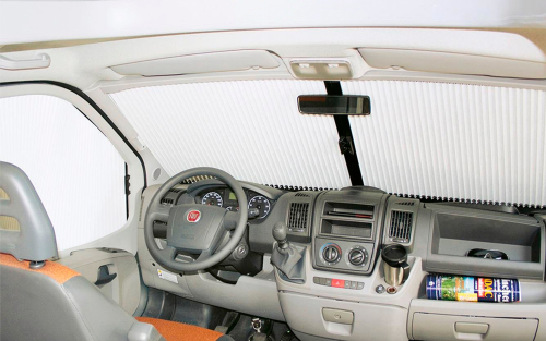 Remis Fahrerhausverdunkelung REMIfront IV Frontscheibe (Links- und Rechtslenker / ohne Sensoren) für Fiat Ducato (Modell X290) ab 2014 - Rollos & Verdunkelung