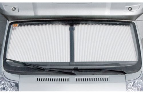 Remis Fahrerhausverdunkelung REMIfront IV Frontscheibe (ohne Sensoren) für Ford Transit (Modell V363) ab 2019 - Rollos & Verdunkelung