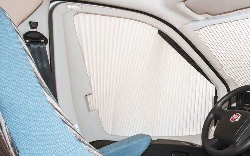 Remis Fahrerhausverdunkelung REMIfront IV linkes Seitenfenster für Fiat Ducato (Modell X290) ab 2014 - Rollos & Verdunkelung