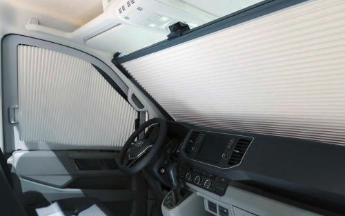 Remis Fahrerhausverdunkelung REMIfront V linkes Seitenfenster für MAN TGE ab 2019 - Rollos & Verdunkelung