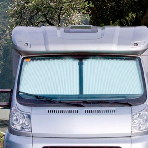 Remis Frontverdunkelung REMIfront III Frontscheibe (Linkslenker / Spur-/Lichtpaket) für Mercedes-Benz Sprinter 2006 - 2018 - Rollos & Verdunkelung