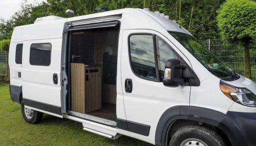 Remis REMIcare Tür-Insektenschutz mit Tischschiene für Fiat Ducato X250 / X290 1435 x 1080 mm - Türvorhänge & Fliegengitter