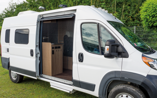 Remis REMIcare Tür-Insektenschutz mit Tischschiene für Fiat Ducato X250 / X290 1435 x 1250 mm - Türvorhänge & Fliegengitter