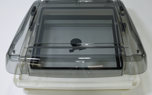 Remis RemiTop Vista Dachhaube 40 x 40 cm Rauchglas - Dachhauben