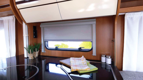 Remis Remiflair I Doppelrollo vorgehängte Fenster grau 1100 x 700 mm - Rollos & Verdunkelung