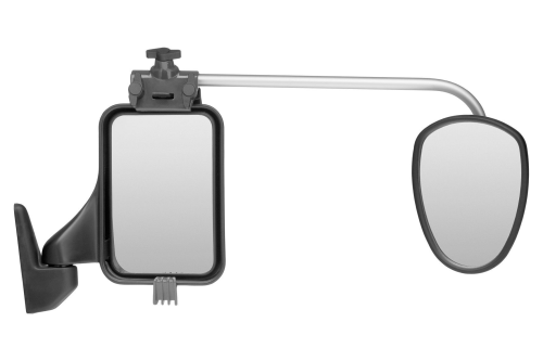 Repusel Alufor Caravanspiegel Paar mit langem Arm und Planglas - Universalspiegel