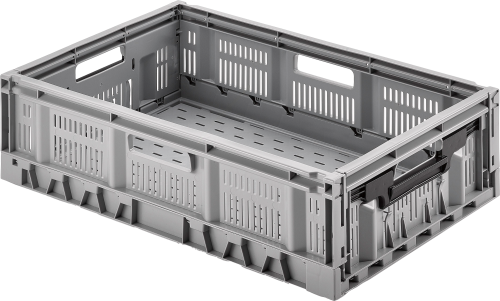 Ringoplast Klappbox KB-617 hellgrau 60 x 40 x 17 cm - Transportboxen