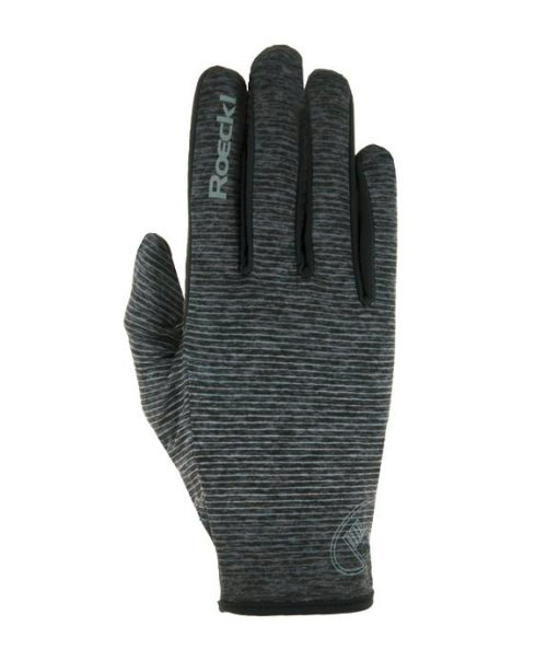 Roeckl Java Unisex Laufhandschuhe dunkelgrau 11 - Handschuhe, Gürtel & Sonstiges