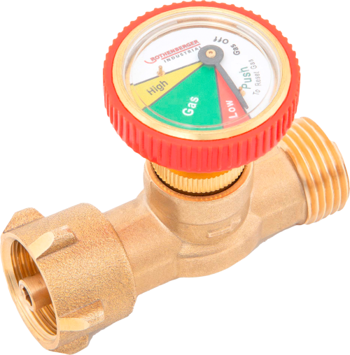 Rothenberger Gas OFF Automatik-Gasnotabsperrventil mit Füllstandsanzeige 50 mbar - Gasflaschen
