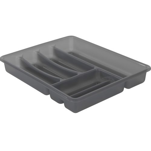 Rotho Basic Besteckkasten 6 Fächer anthrazit - Ordnungssysteme
