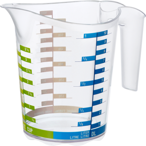 Rotho Domino Messbecher 1,0 Liter - Sonstiges Küchenzubehör