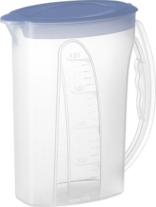 Rotho Kühlschrankkrug Fresh 2 Liter Horizon blue - Gewürzstreuer & Flüssigkeitsspender