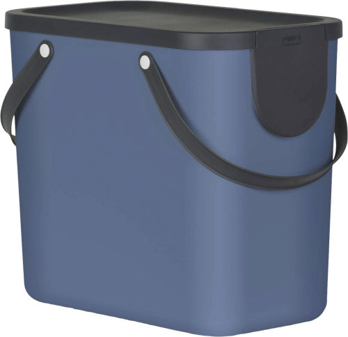 Rotho Recycling Müllsystem Albula 25 Liter horizon blue - Abfallbehälter