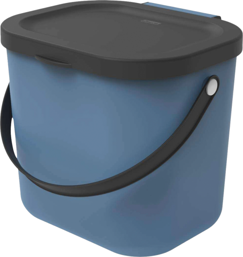 Rotho Recycling Müllsystem Albula 6 Liter horizon blue - Abfallbehälter