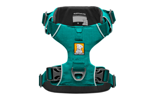 Ruffwear Front Range gepolstertes Hundegeschirr Aurora Teal S - Hundezubehör