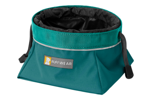 Ruffwear Quencher Cinch Top Hundenapf für unterwegs  L tumalo teal - Hundezubehör