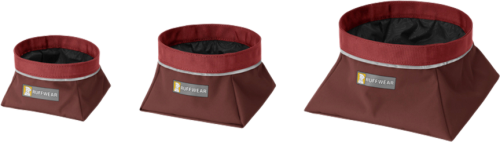 Ruffwear Quencher Hundenapf für unterwegs Fired Brick S - Hundezubehör