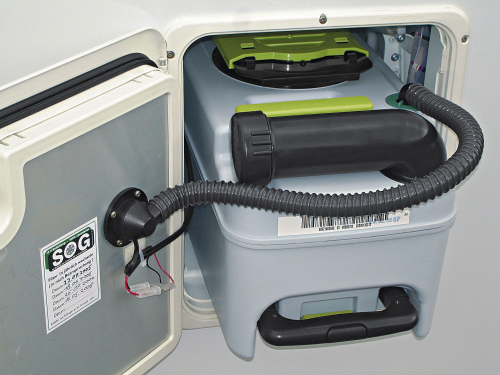 SOG I Typ 3000A  (CT3000/CT4000) 12V Toilettenentlüftung Türvariante weiß - Toilettenentlüftungen & Zubehör