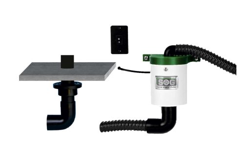 SOG TT Bodenvariante WC Entlüftungssystem blau/grün - Toilettenentlüftungen & Zubehör