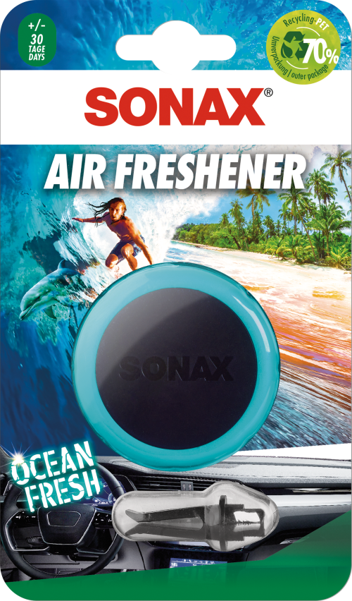 SONAX Air Freshener Ocean-Fresh Lufterfrischer - Innenbereich & Scheiben