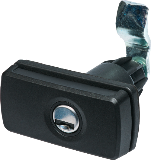 STS Drehspannverschluss Slim-Line für HSC-Steckzylinder schwarz - Vorhängeschlösser & Verriegelungen